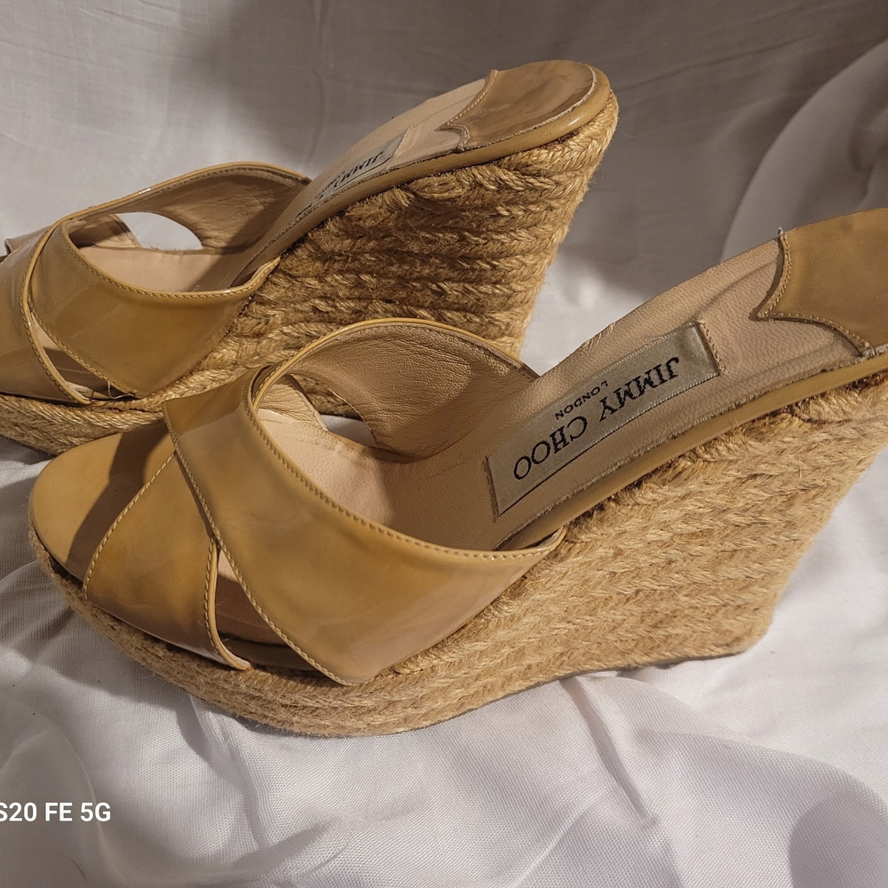 Jimmy Choo Patent Leather Espadrilles